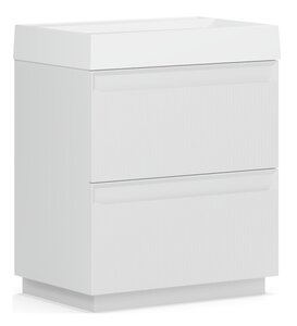 Изображение товара Тумба под раковину Belux Базель Н 70-02, 4810924283412, 70 см, напольная, белый матовый
