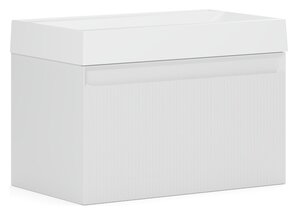 Изображение товара Тумба под раковину Belux Базель НП 80-01, 4810924283504, 80 см, подвесная, белый матовый