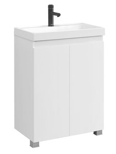 Изображение товара Тумба под раковину Belux Бостон Н 60, 4810924287854, 60 см, подвесная, белый глянцевый