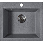 Мойка кухонная Reflexion Mini RX1150GR, 50 см, искусственный камень, гравий - фото 1