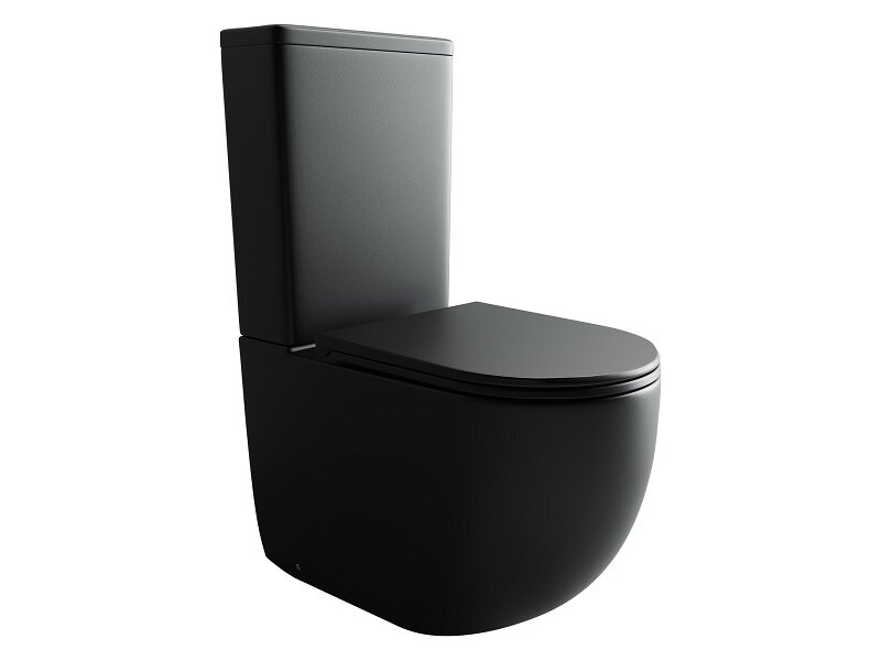 Изображение товара Унитаз-компакт Ceramicanova Metropol CN4001MB безободковый черный