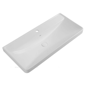 Изображение товара Раковина Aquanet Ирис, 00323884, керамика, 100 см, белая