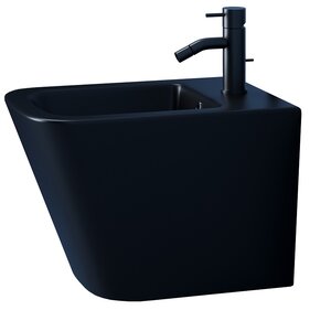 Изображение товара Биде Ceramicanova Union CN4010MB, подвесное, черное матовое, сантехфарфор Изображение товара Биде Ceramicanova Union CN4010MB, подвесное, черное матовое, сантехфарфор