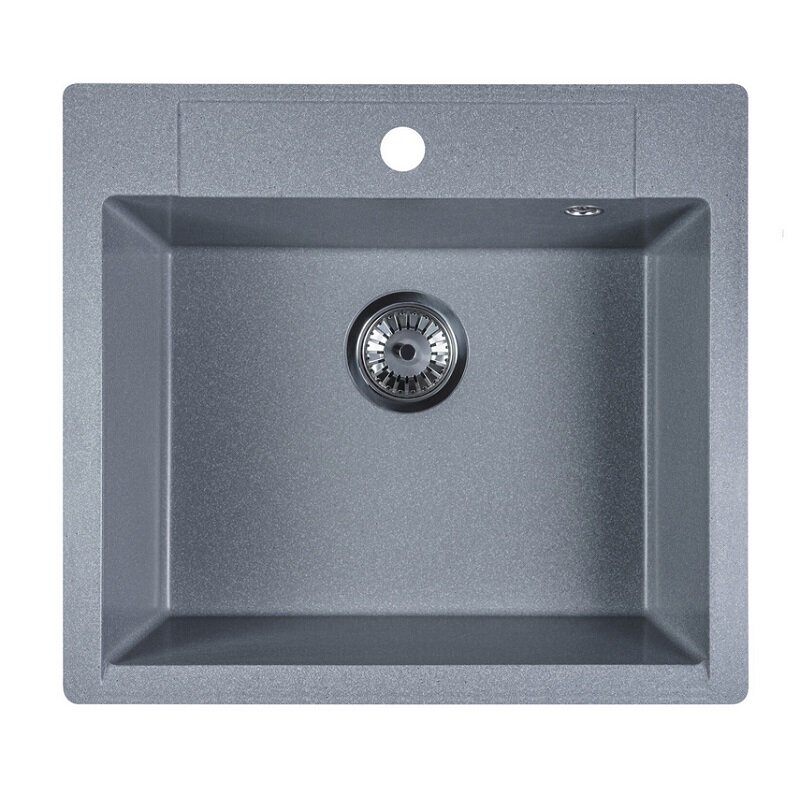 Изображение товара Кухонная мойка Reflexion Cubi RX1555GR из искусственного камня 57 см серого цвета Изображение товара Кухонная мойка Reflexion Cubi RX1555GR из искусственного камня 57 см серого цвета