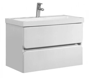 Изображение товара Тумба под раковину Belux Бостон НП 80-02, 4810924288035, 80 см, подвесная, белый глянцевый