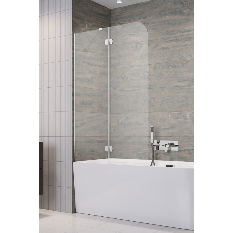 Изображение товара Шторка на ванну Radaway Torrenta PNJ II 100 Left/Right 12011202-101L/R, 100 см, стекло прозрачное, профиль хром, левая/правая