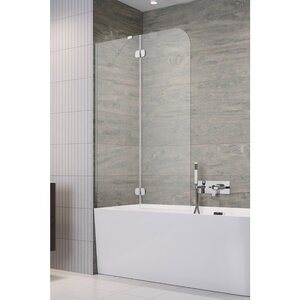 Изображение товара Шторка на ванну Radaway Torrenta PNJ II 100 Left/Right 12011202-101L/R, 100 см, стекло прозрачное, профиль хром, левая/правая