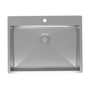 Изображение товара Мойка кухонная Reflexion Iseo RX2265SS, 65 см, нержавеющая полированная сталь