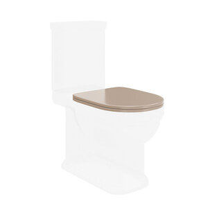 Изображение товара Сиденье для унитаза Kerama Marazzi Pompei, PO.seat.01CAM, быстросъёмное с микролифтом, камео бежевый