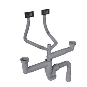 Изображение товара Сифон для мойки Reflexion Part RX9002PT, без выпуска, серый