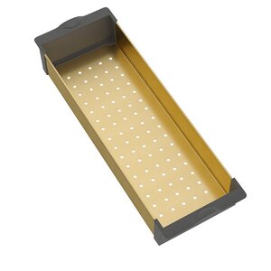 Изображение товара Коландер для кухонной мойки Reflexion Arno RX3014GD, 15 см, нержавеющая сталь, PVD-покрытие золото брашированное 