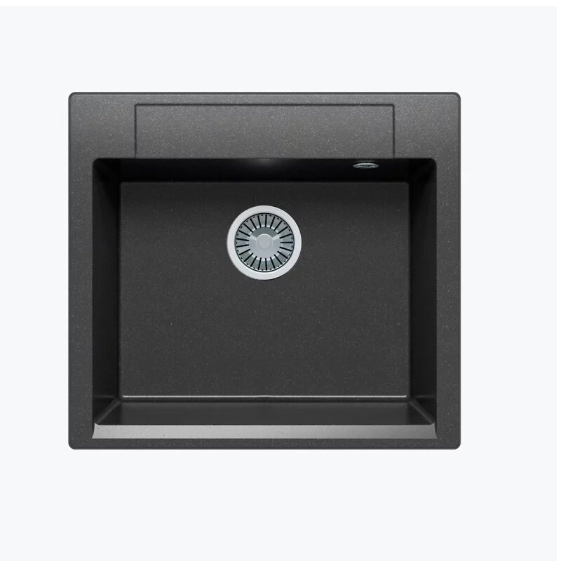 Изображение товара Кухонная мойка Polygran Argo-560 №16 575806, 56 см, искусственный камень, черный