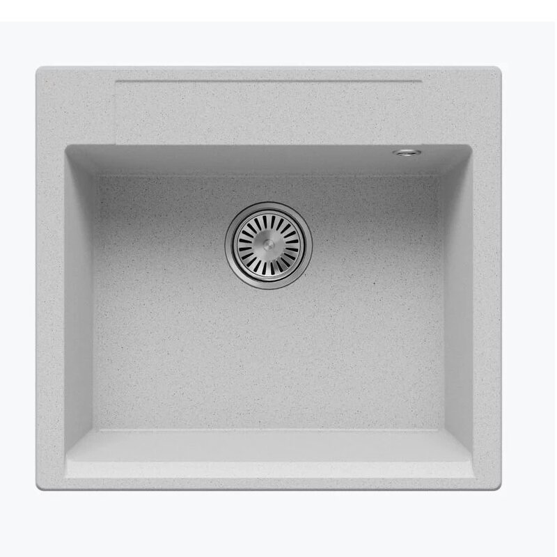 Изображение товара Кухонная мойка Polygran Argo-560 из искусственного камня 56 см светло-серого цвета
