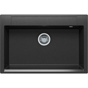 Изображение товара Кухонная мойка Polygran Argo-760 №16 575882, 76 см, искусственный камень, черный