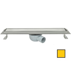 Изображение товара Дренажный канал ALMAes Arianda AR80BR, 80 см, решетка под плитку, нержавеющая сталь, цвет бронза глянец