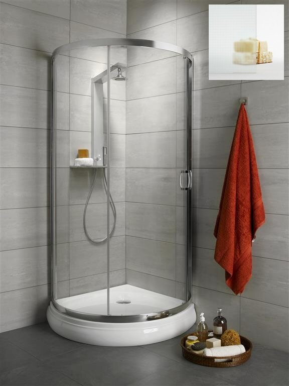 Изображение товара Душевой уголок Radaway Premium Plus B 30473-01-06N, 90 х 90 см, стекло фабрик, профиль хром Изображение товара Душевой уголок Radaway Premium Plus B 30473-01-06N, 90 х 90 см, стекло фабрик, профиль хром