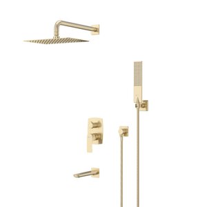 Изображение товара Душевая система Lemark Ursus LM7222BG, золото брашированное