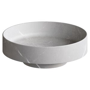 Изображение товара Раковина накладная Boheme Corian 801-GR 40 см круглая серый