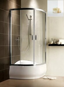 Изображение товара Душевой уголок Radaway Premium Plus A 30401-01-06N, 90 х 90 см, стекло фабрик,  профиль хром