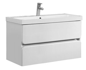 Изображение товара Тумба под раковину Belux Париж НП 80-02 белая подвесная глянцевая 80 см