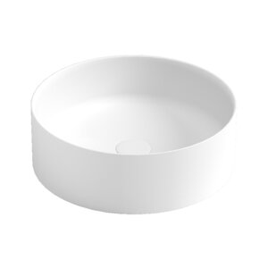Изображение товара Раковина Boheme Corian 819-MW, 40 см накладная, цвет белый