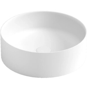 Изображение товара Раковина Boheme Corian 819-МW 40 см накладная белая для ванной комнаты