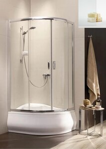 Изображение товара Душевой уголок Radaway Premium Plus E 30493-01-06N, 120 х 90 см, стекло фабрик, профиль хром