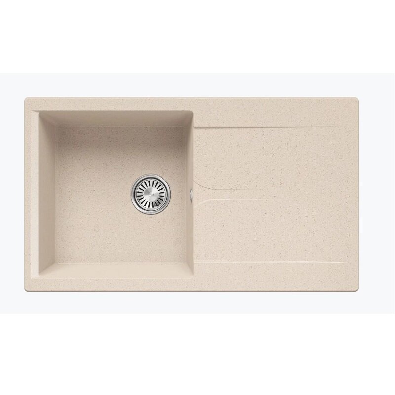 Изображение товара Кухонная мойка Polygran Gals-860 из искусственного камня, 86 см, кремовая