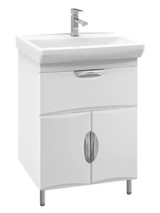 Изображение товара Тумба под раковину Belux Венеция-Милан Н 65-01, 4810924241153, 65 см, подвесная, белый глянцевый