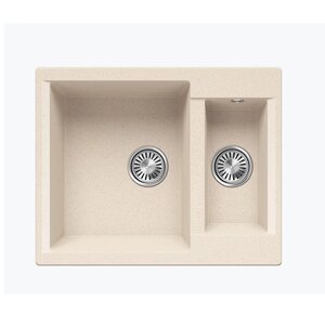 Изображение товара Кухонная мойка Polygran Brig-620 № 327 854888, 62 см, искусственный камень, кремовый