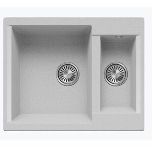 Изображение товара Кухонная мойка Polygran Brig-620 № 314 854871, 62 см, искусственный камень, светло-серый
