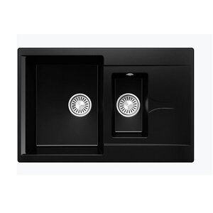 Изображение товара Кухонная мойка Polygran Brig-770 77 см искусственный камень черная