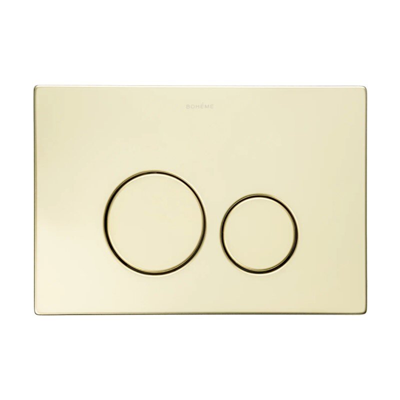 Изображение товара Клавиша смыва Boheme 649-G ультраплоская золотистая