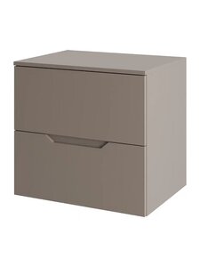 Изображение товара Тумба под раковину Orange Line 60 см, Li-60TugMDF, подвесная, цвет латте матовый Soft Touch