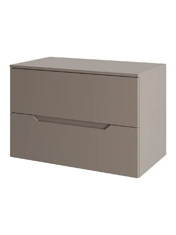 Изображение товара Подвесная тумба для раковины 80 см Orange Line, МДФ, Soft Touch, Германия