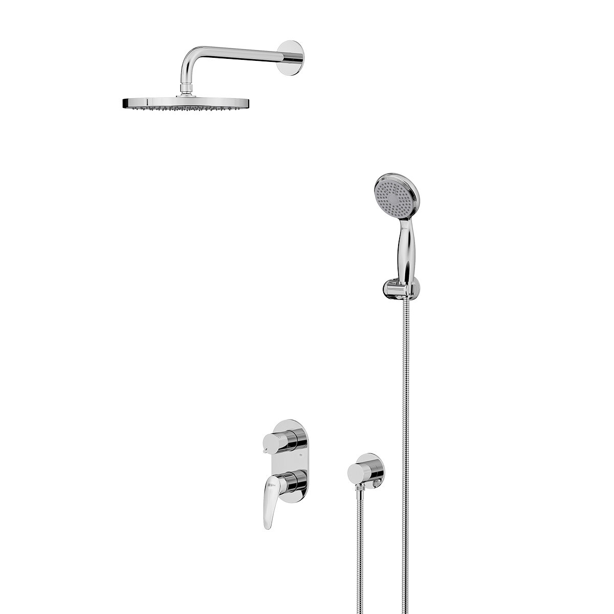 Изображение товара Душевая система Lemark Linara LM0429C с верхней лейкой в хроме