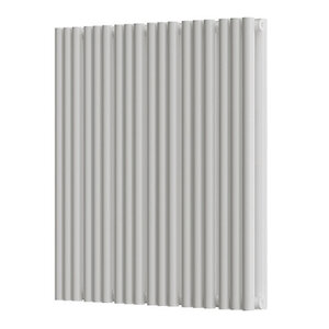 Изображение товара Радиатор стальной трубчатый Empatiko Takt S2-712-500 Cream Grey, ширина 71.2 см, высота 53.6 см, 36 секций, боковое подключение, двухрядный, кремовый серый