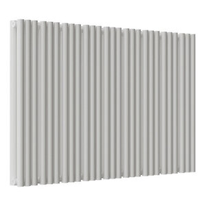 Изображение товара Радиатор стальной трубчатый Empatiko Takt S2-1072-500 Cream Grey, ширина 107.2 см, высота 53.6 см, 54 секции, боковое подключение, двухрядный, кремовый серый