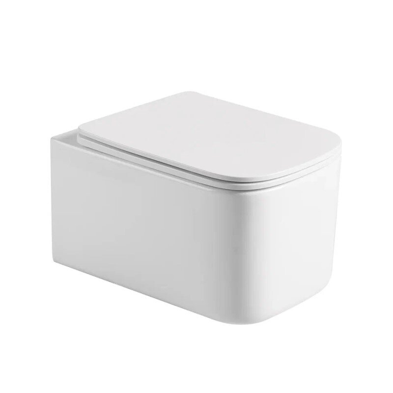 Изображение товара Подвесной унитаз Boheme Mane 970-SET-W с микролифтом и безободковым смывом