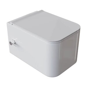 Изображение товара Подвесной унитаз с функцией биде Boheme Mane 970-SET-2-W белый глянцевый