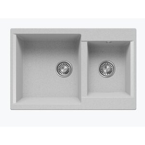 Изображение товара Кухонная мойка Polygran Brig-772 № 314 854956, 77 см, искусственный камень, светло-серый