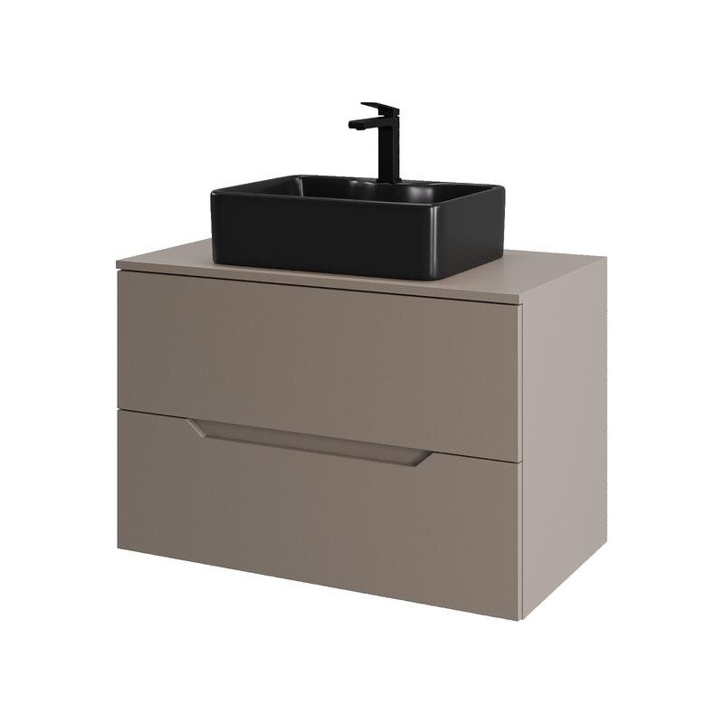Изображение товара Тумба с раковиной Orange Line Li-80TuLMDF+B01-475MB 80 см латте матовый Soft Touch Изображение товара Тумба с раковиной Orange Line Li-80TuLMDF+B01-475MB 80 см латте матовый Soft Touch