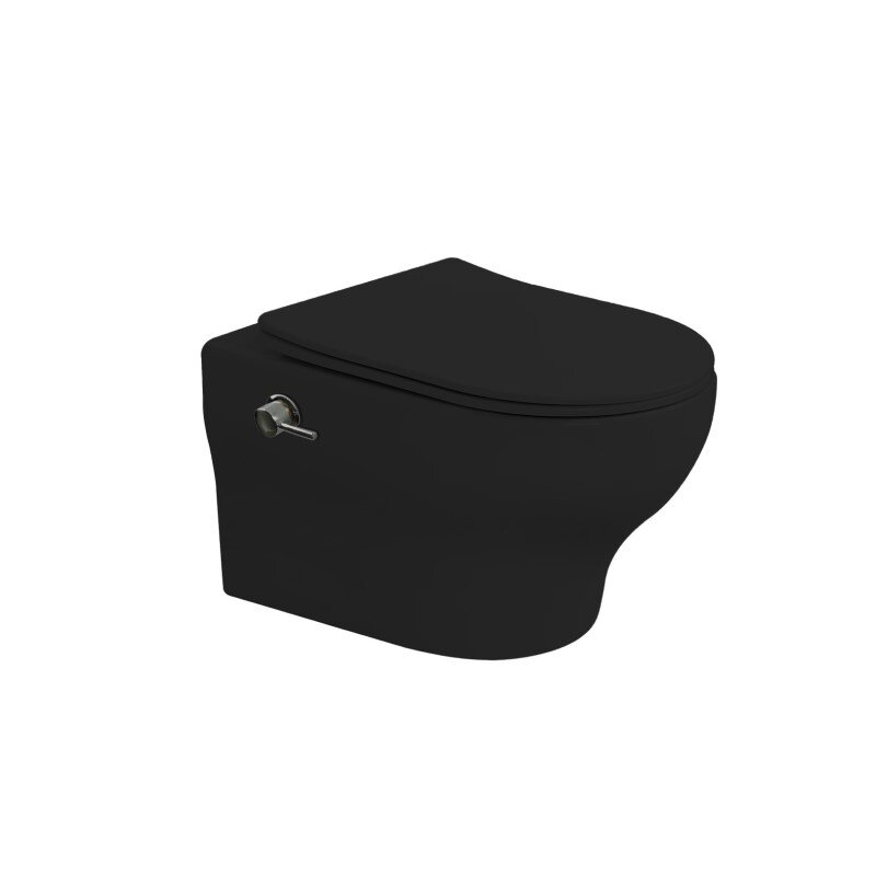 Изображение товара Подвесной унитаз Boheme Fiore 978-SET-2-B с функцией биде и микролифтом