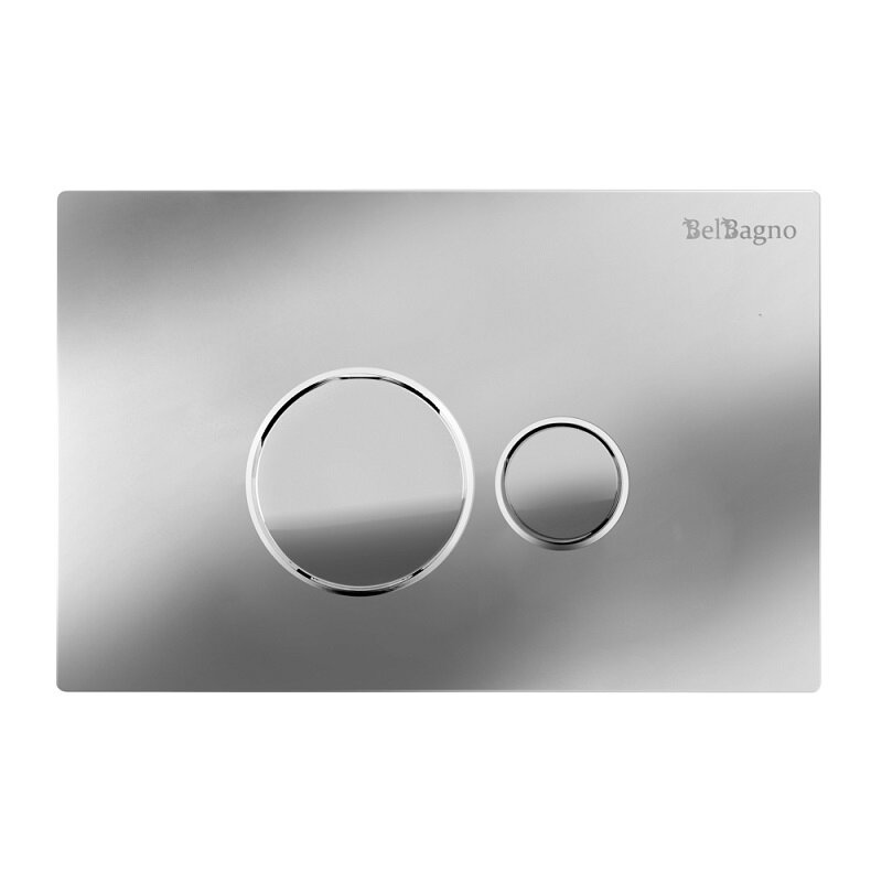 Изображение товара Клавиша смыва для унитаза BelBagno BB081CR механическая хром глянцевый