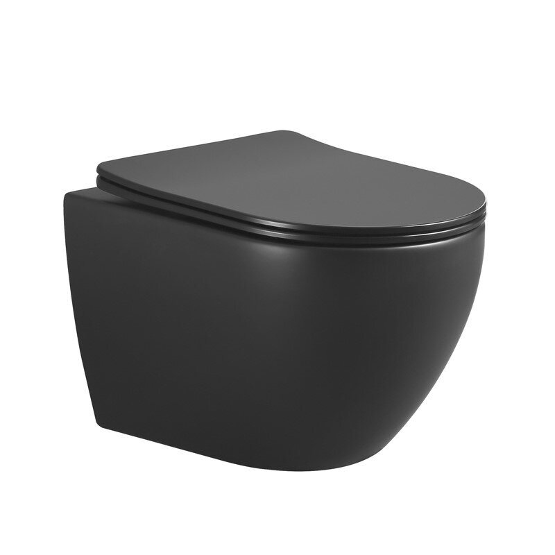 Изображение товара Подвесной унитаз Boheme Nero 961-SET-2-B с функцией биде