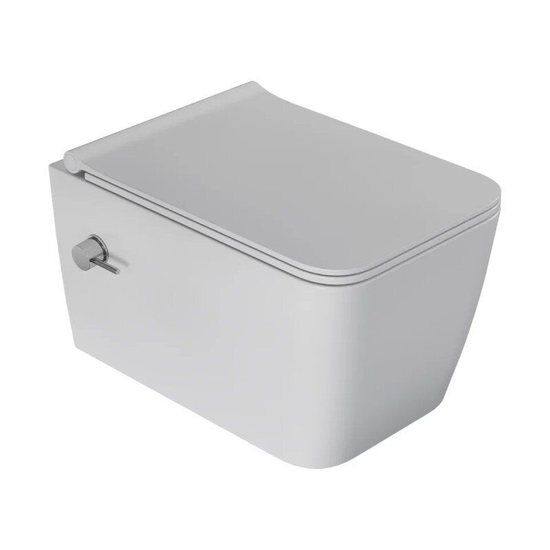 Изображение товара Подвесной унитаз с функцией биде Boheme Zen 967-SET-2-MW белый матовый