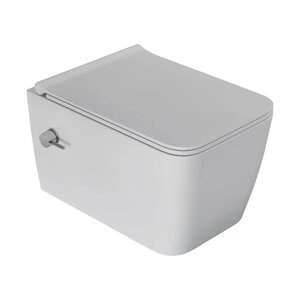 Изображение товара Подвесной унитаз Boheme Zen 967-SET-2-MW, с функцией биде, сиденье микролифт, цвет белый матовый