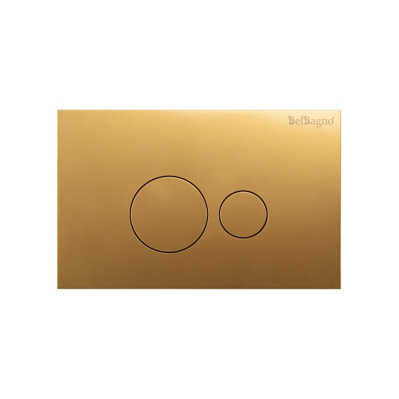 Изображение товара Клавиша смыва BelBagno BB083ORO.MAT механическая золото матовое