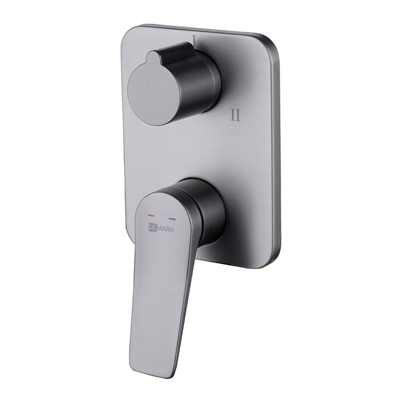 Изображение товара Смеситель для ванны и душа Lemark Bronx LM3728GM графит