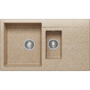 Изображение товара Кухонная мойка Polygran Brig-870 № 302 627413, 87 см, искусственный камень, песочный
